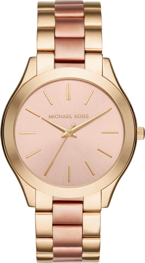 michael kors damenuhr mk3493|Michael Kors Slim Runway Women's Watch, Stainless Steel .